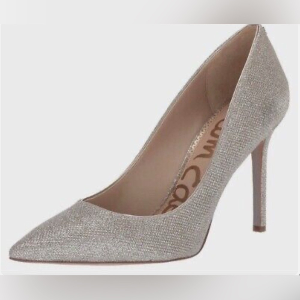 Sam Edelman Glittering Silver Heels